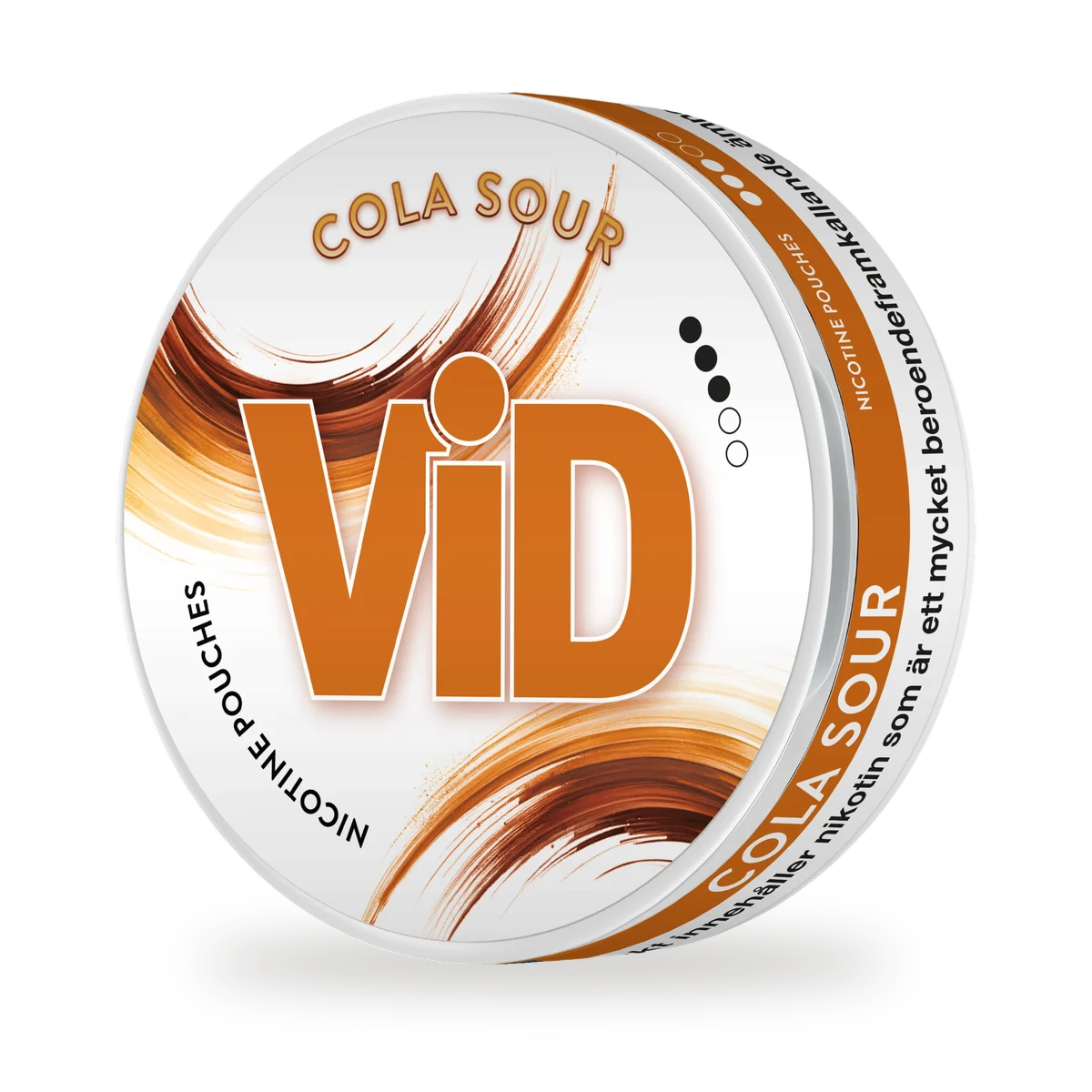 ViD Cola Sour — Sweet cola, white pouch by Kurbits, Sweden