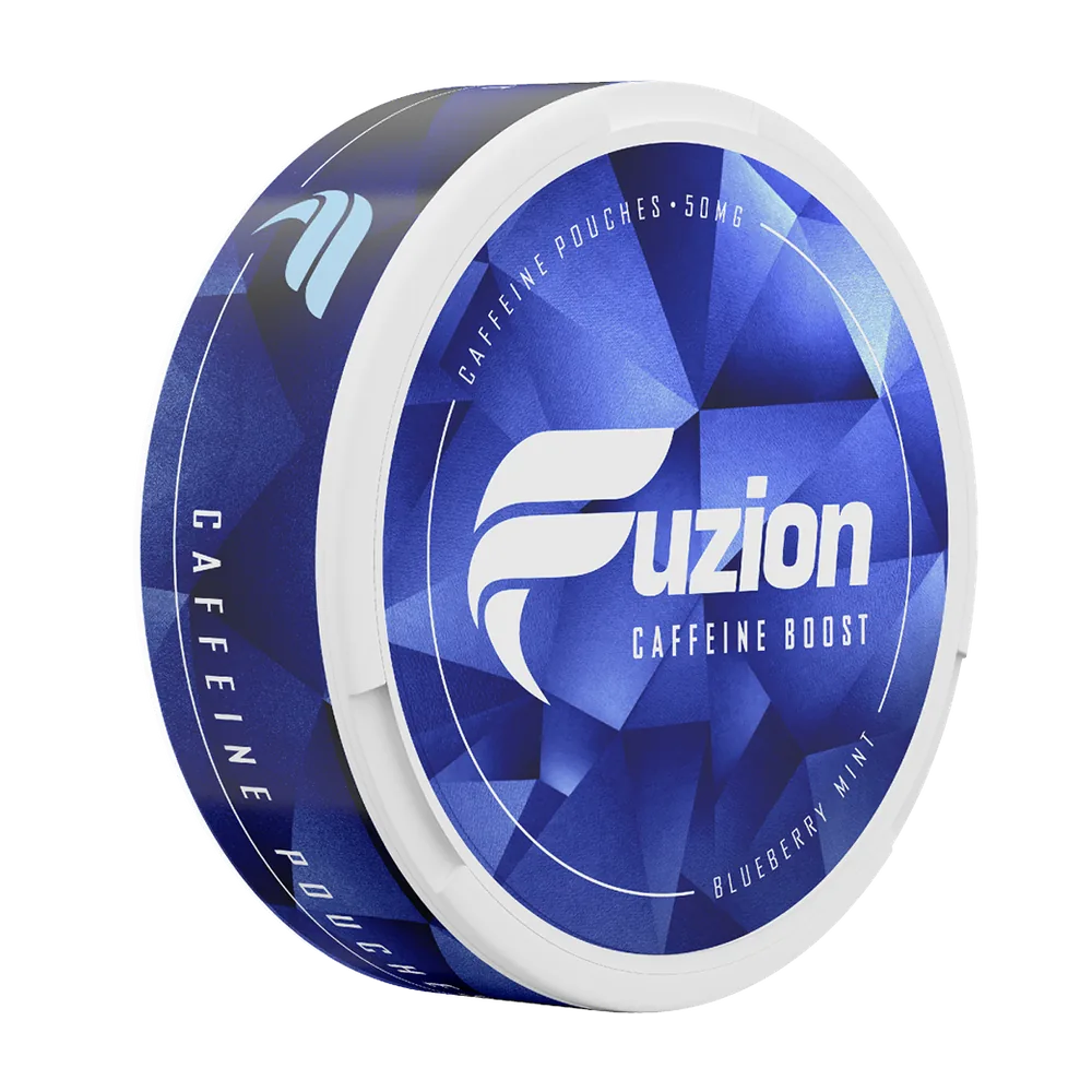 Fuzion Blueberry Mint — Slatka, svježa borovnica na hladnoj bazi mente, bijela vrećica proizvođača Fuzion, Švedska