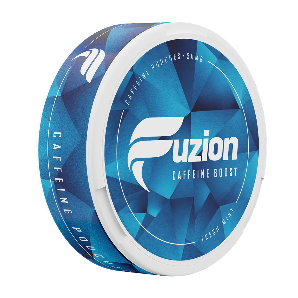 Fuzion Fresh Mint — Slojevita, eksplozivna menta s blagom slatkoćom u pozadini, bijela vrećica proizvođača Fuzion, Švedska