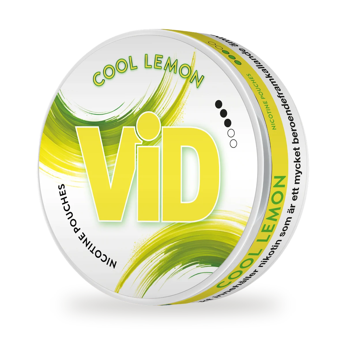 ViD Cool Lemon — Fresh citrus, white pouch by Kurbits, Sweden