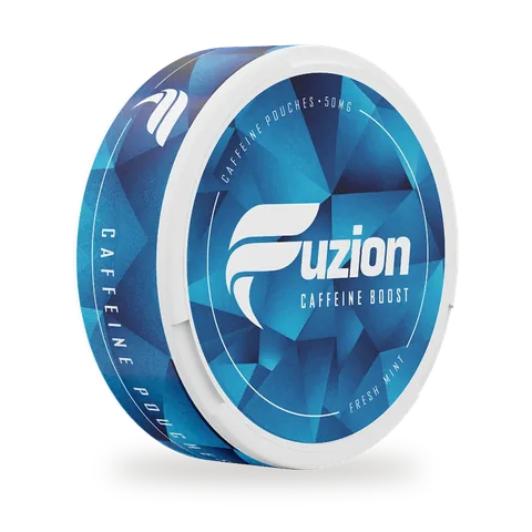 Fuzion Fresh Mint — Layered, explosive mint with a light sweetness behind it, white pouch by Fuzion, Sweden