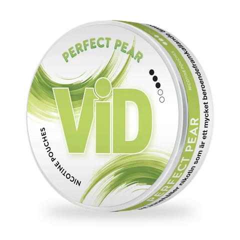 ViD Perfect Pear — Sweet pear with vanilla notes, white pouch by Kurbits, Sweden