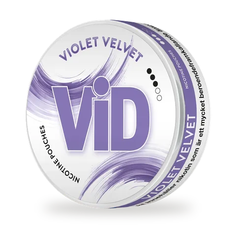ViD Violet Velvet — Sweet liquorice and violet, white pouch by Kurbits, Sweden