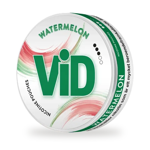 ViD Watermelon — Sweet watermelon, light and summery, white pouch by Kurbits, Sweden